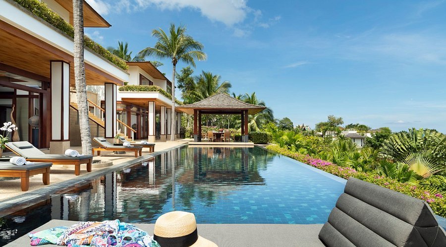 Resort villa with premium tiled roofing