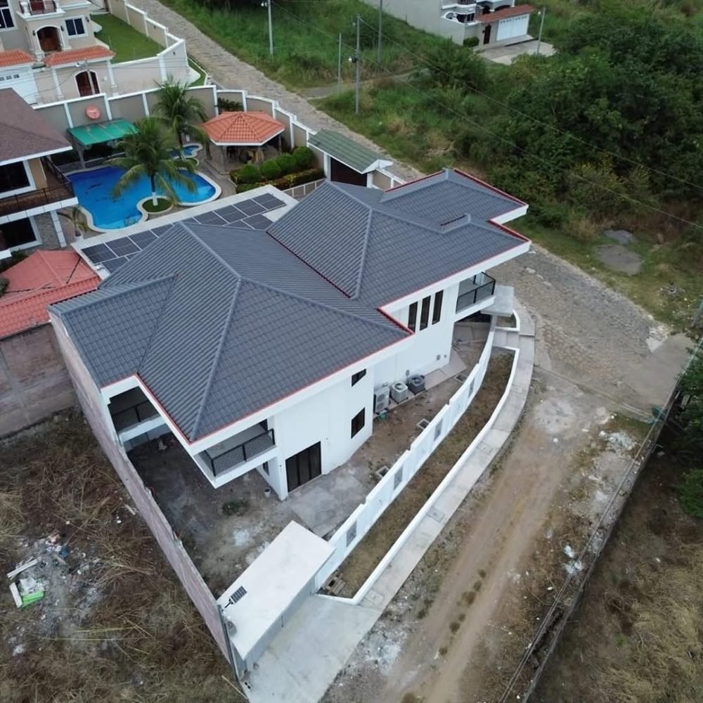 Cejatel clay tile roof on a residence