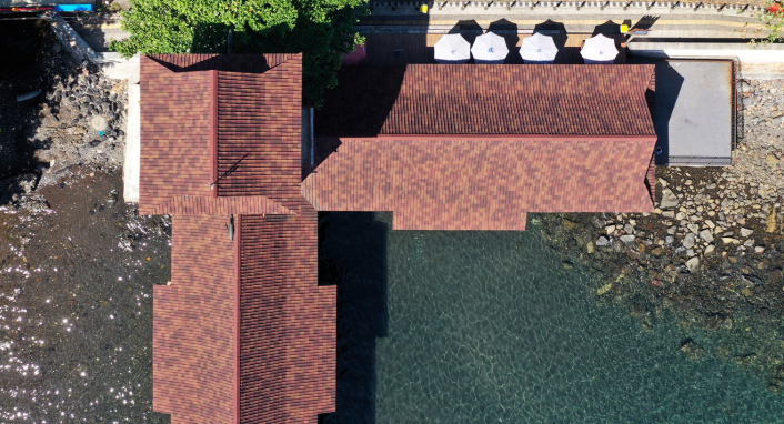 Roof tile installation detail
