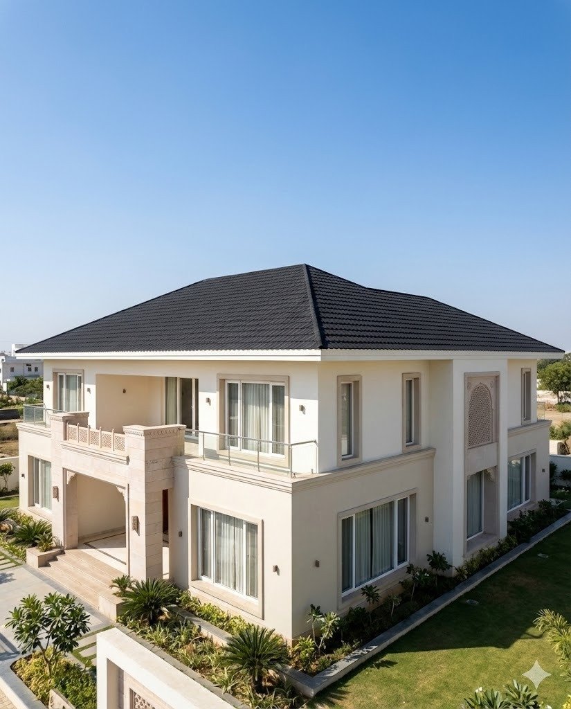 Shingle roof on a residential home