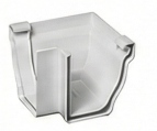 External-135° rain gutter accessory