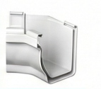 Internal-135° rain gutter accessory