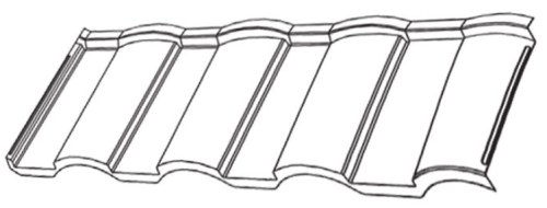 Classic Roof Tile profile detail