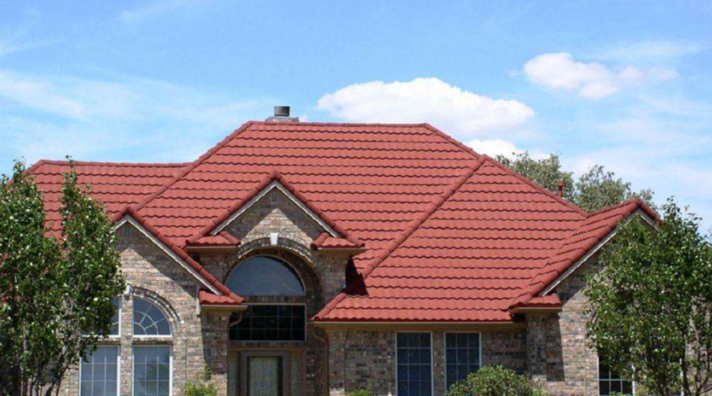 Stone coated metal shingle roofing system