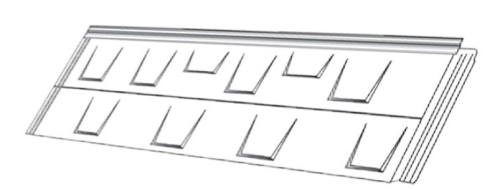 Shingle Roof Tile profile detail