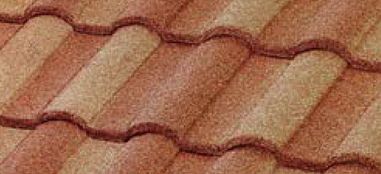 Vintage Roof Tile Vintage Painted Desert colour