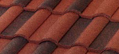Vintage Roof Tile Vintage Shadow Red colour