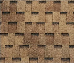 Asphalt shingle Desert Golden colour
