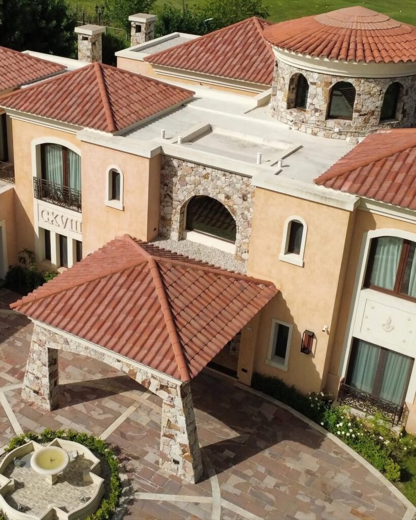 Luxury villa roofing project